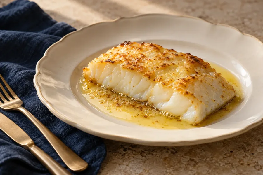 Imagen ilustrativa de Pescado blanco al horno
