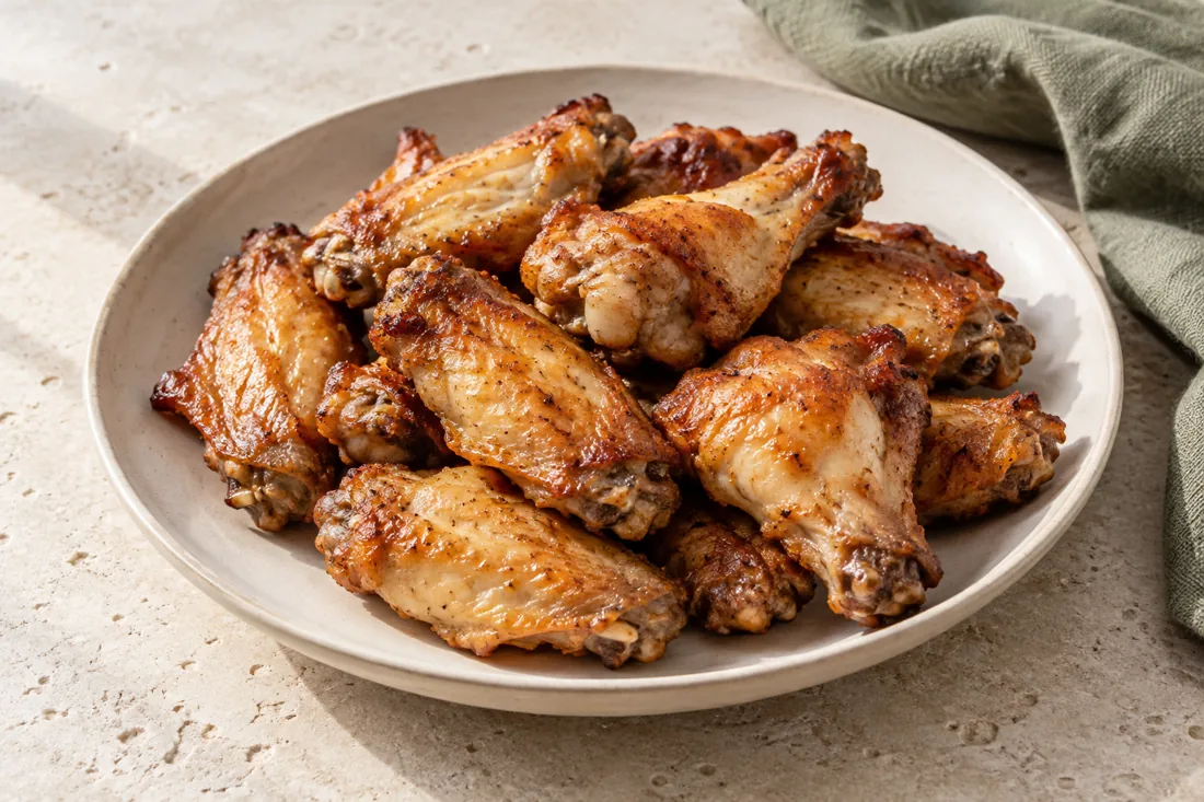 Imagen ilustrativa de Alitas de pollo crujientes al horno