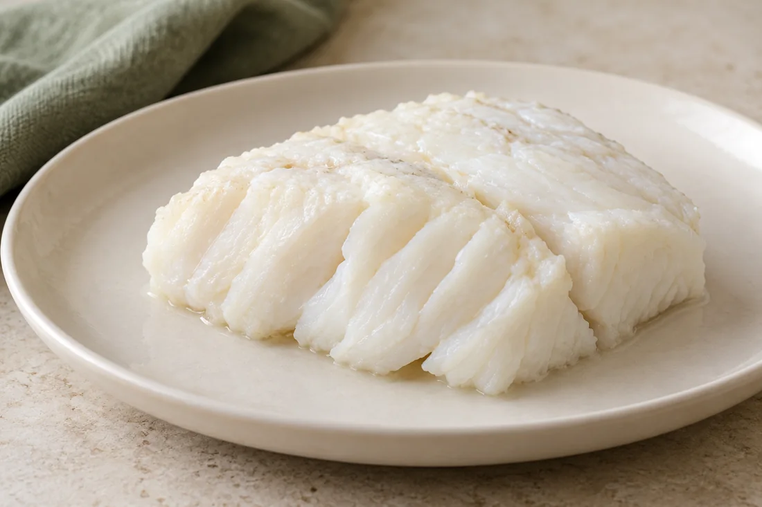 Imagen ilustrativa de Bacalao fresco al vapor