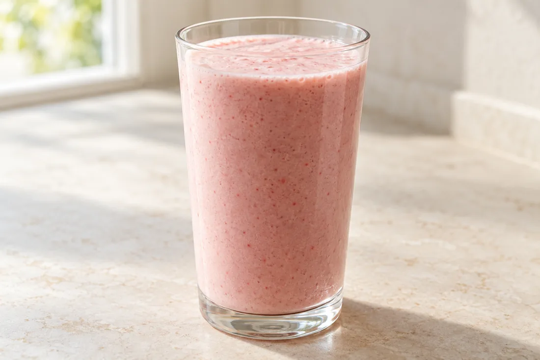 Imagen ilustrativa de Batida Isopure de fresa y yogur