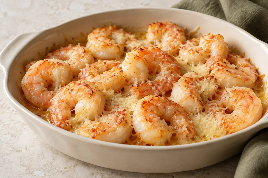 Imagen ilustrativa de Camarones con parmesano