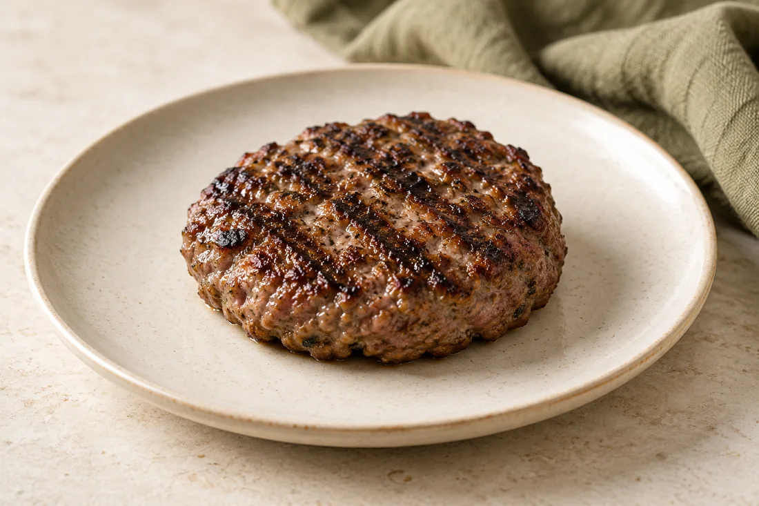 Imagen ilustrativa de Hamburguesa de cordero sin pan