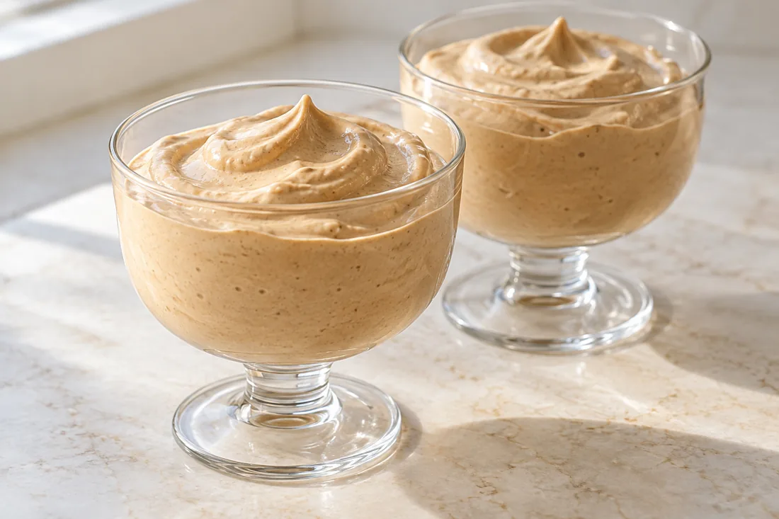 Imagen ilustrativa de Crema de yogur con café