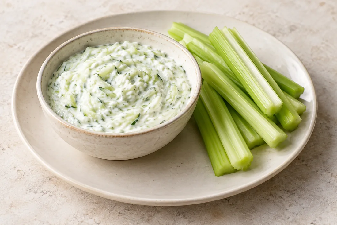 Imagen ilustrativa de Dip de yogur y pepino