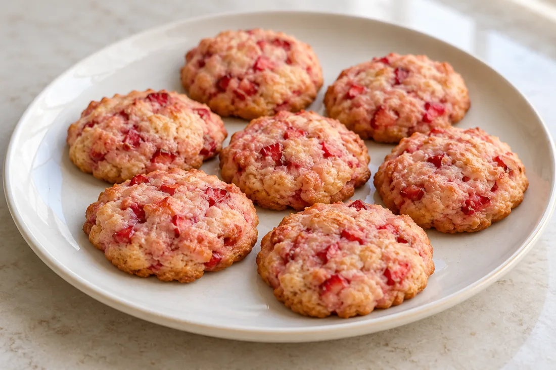 Imagen ilustrativa de Galletas suaves de fresa