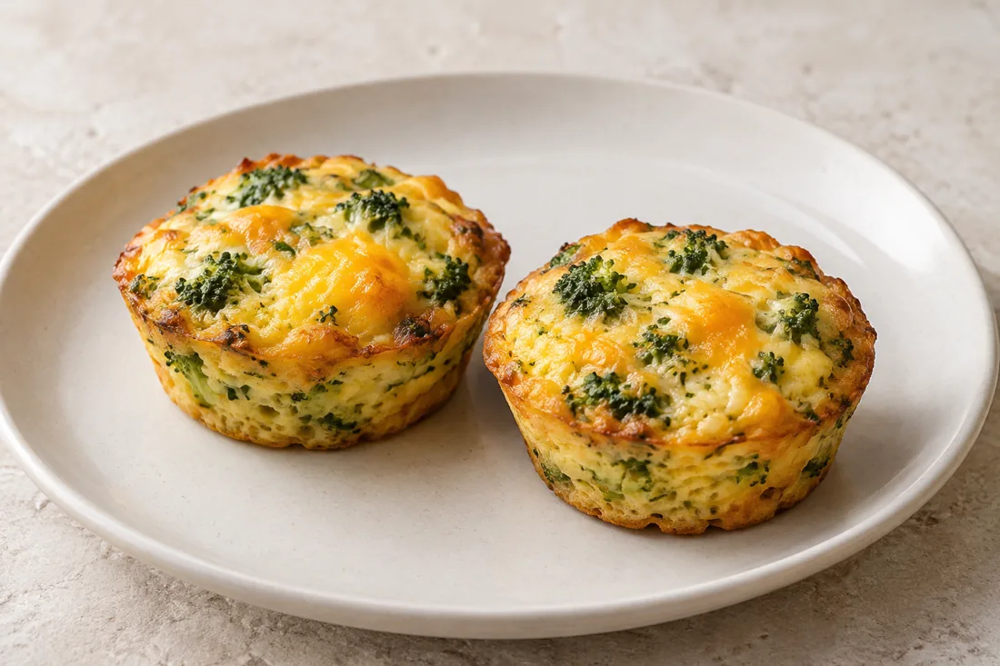 Imagen ilustrativa de Muffins de huevo y brócoli