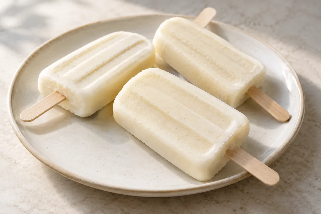 Imagen ilustrativa de Paletas cremosas de vainilla