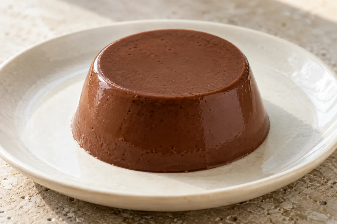 Imagen ilustrativa de Panna cotta de cacao