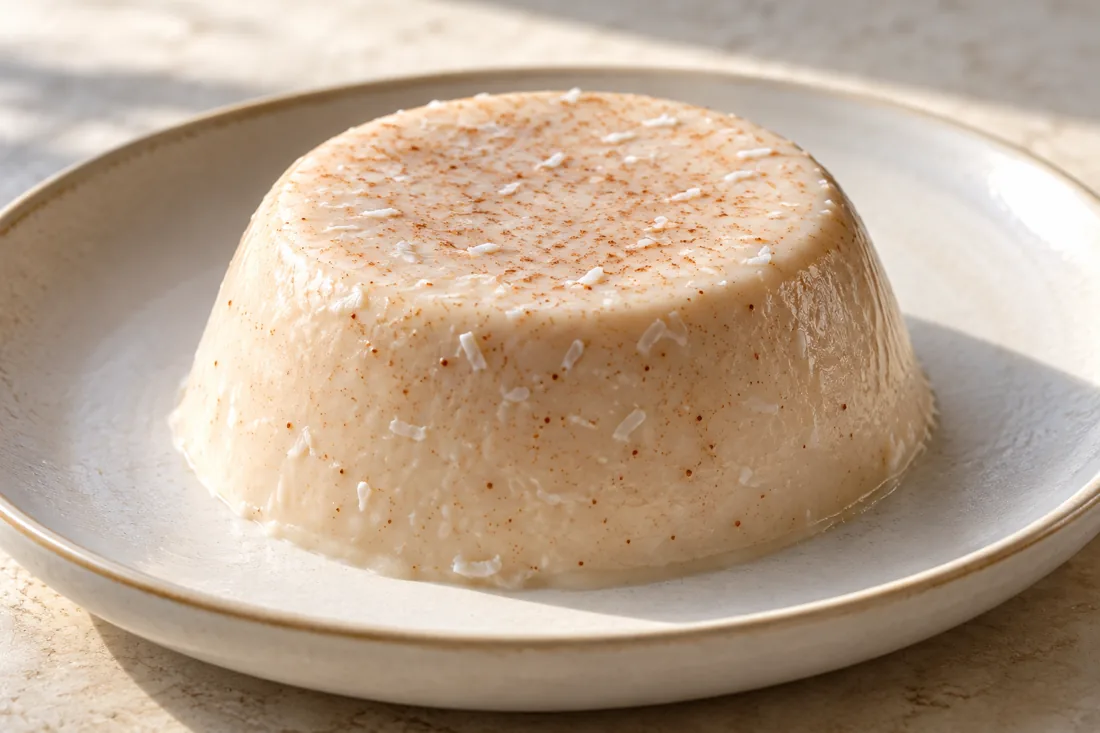 Imagen ilustrativa de Panna cotta de canela y coco