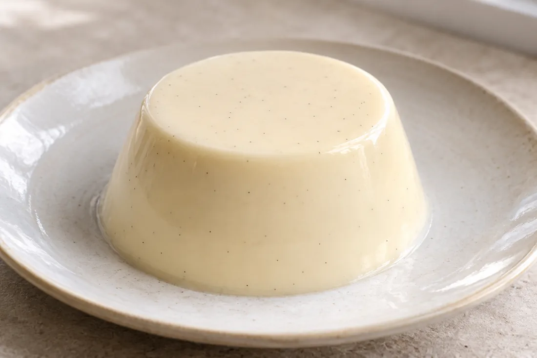 Imagen ilustrativa de Panna cotta de vainilla