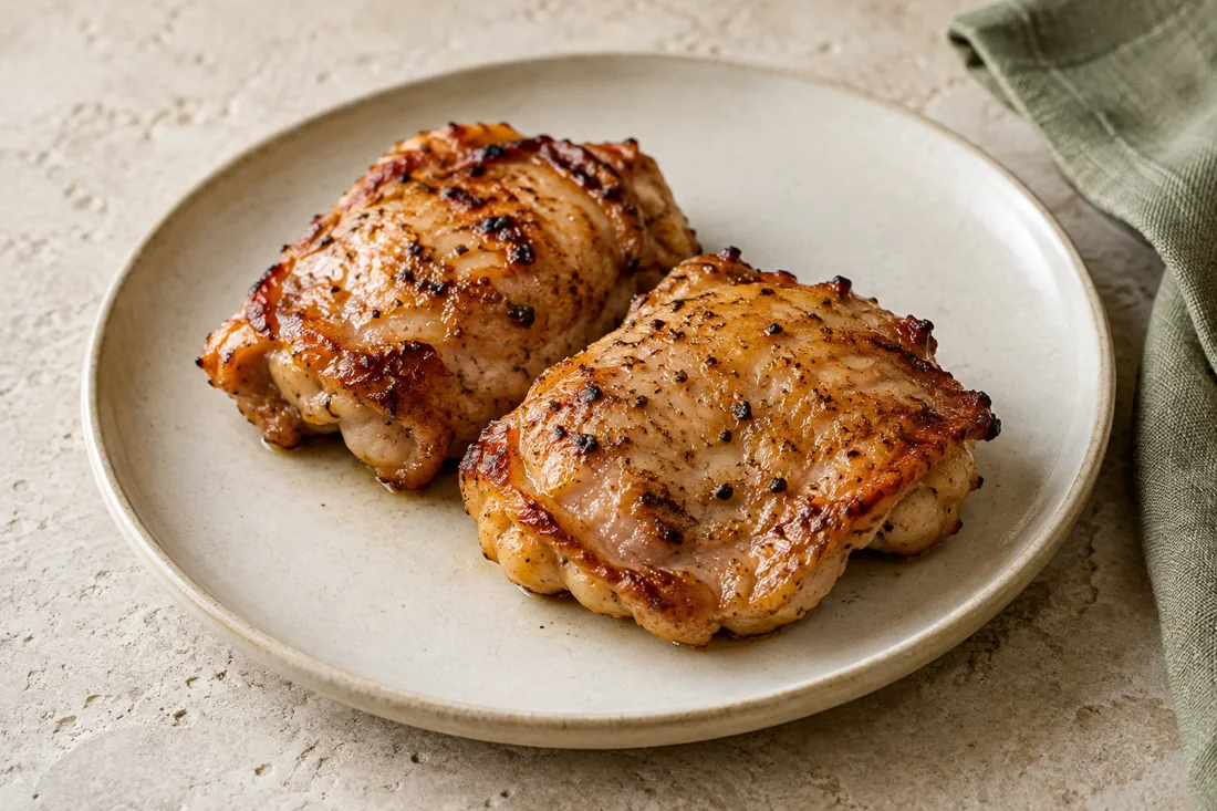 Imagen ilustrativa de Muslos de pollo al horno