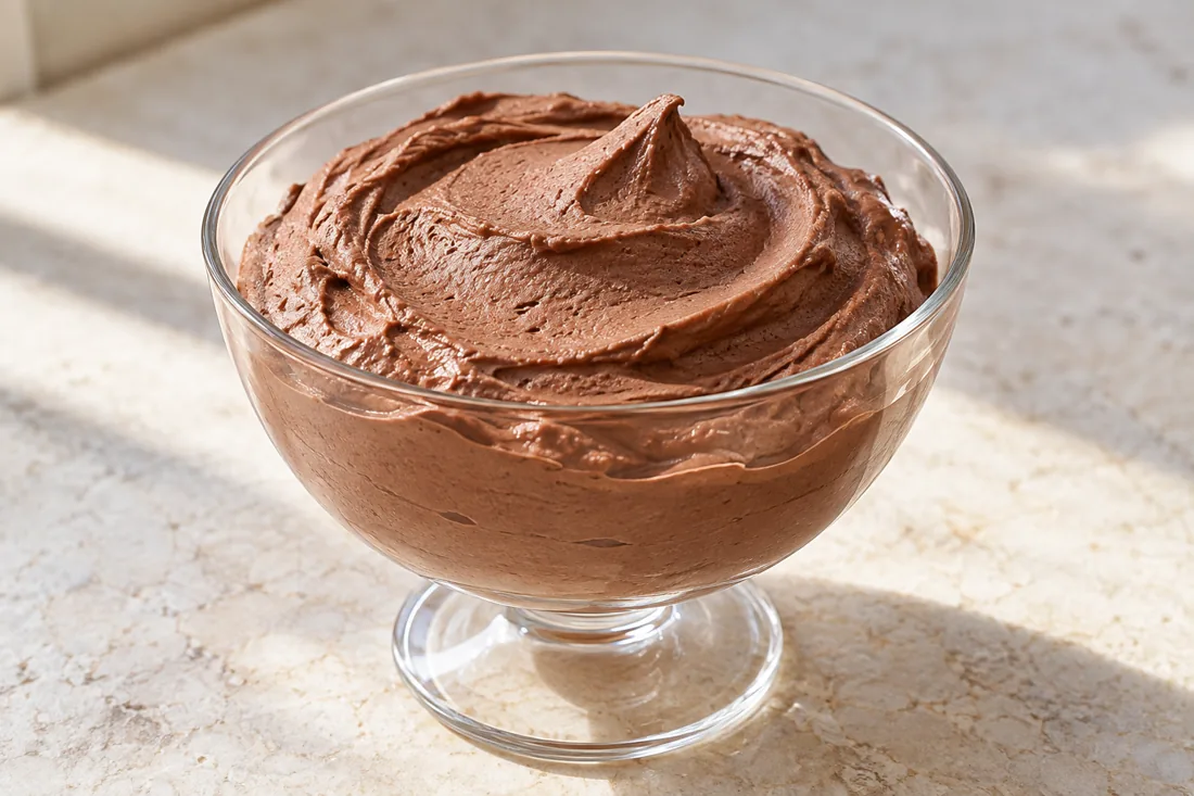 Imagen ilustrativa de Ricotta batida con cacao