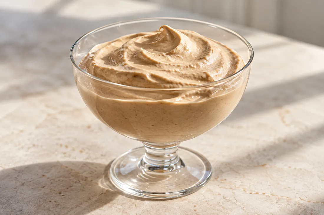 Imagen ilustrativa de Ricotta batida con café