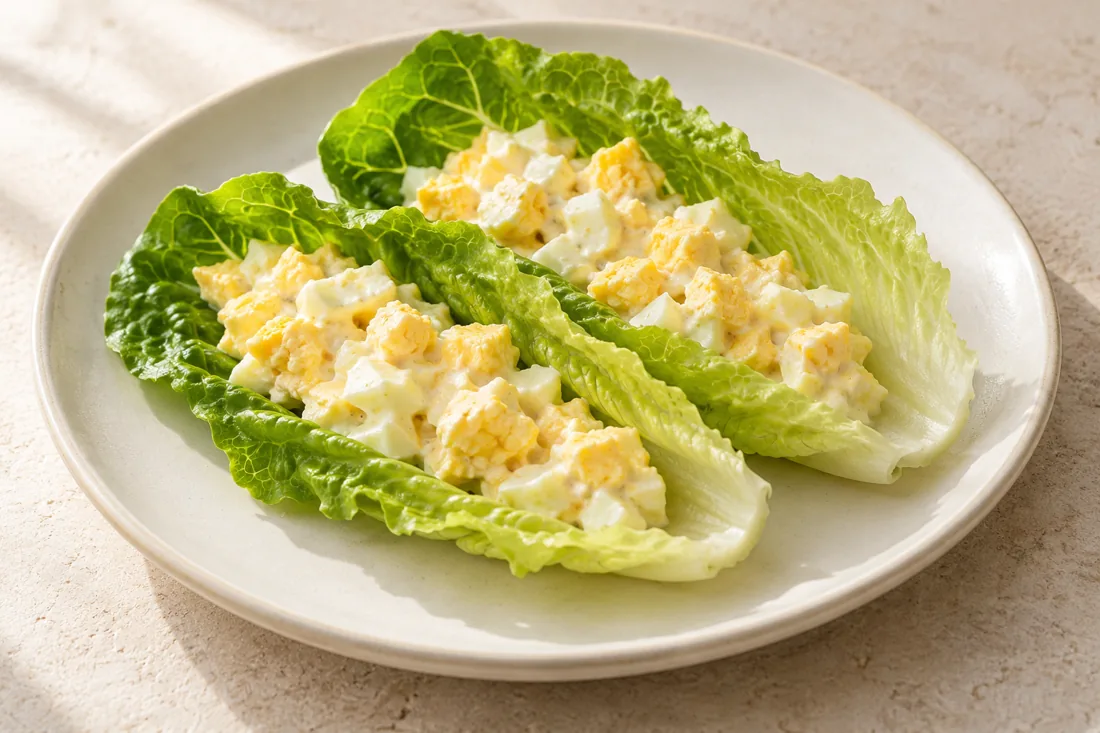 Imagen ilustrativa de Rollitos de lechuga y huevo