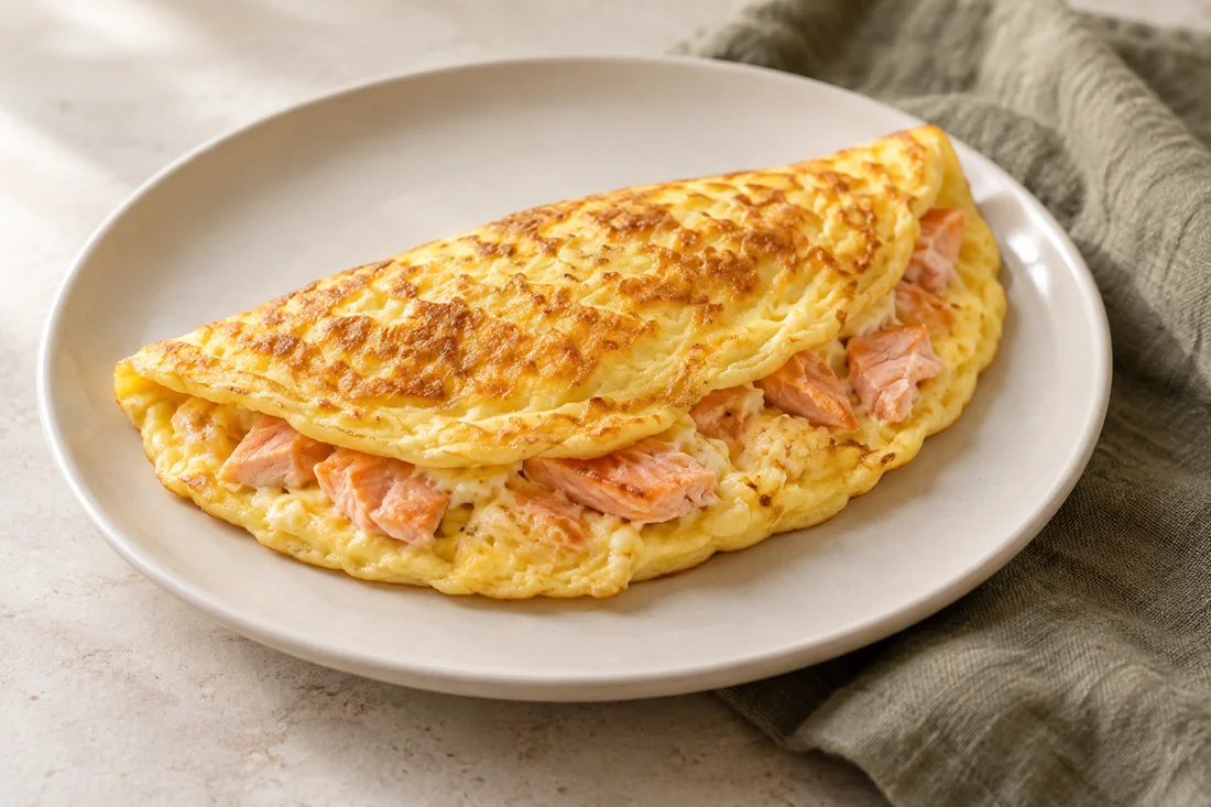 Imagen ilustrativa de Tortilla de salmón